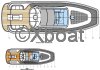 Technical sheet CATAMARAN MOTEUR TENDER CAT 45