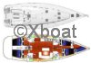 Used sailboat CYCLADES 50.4