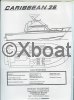 Technical sheet BERTRAM 26 CARIBBEAN
